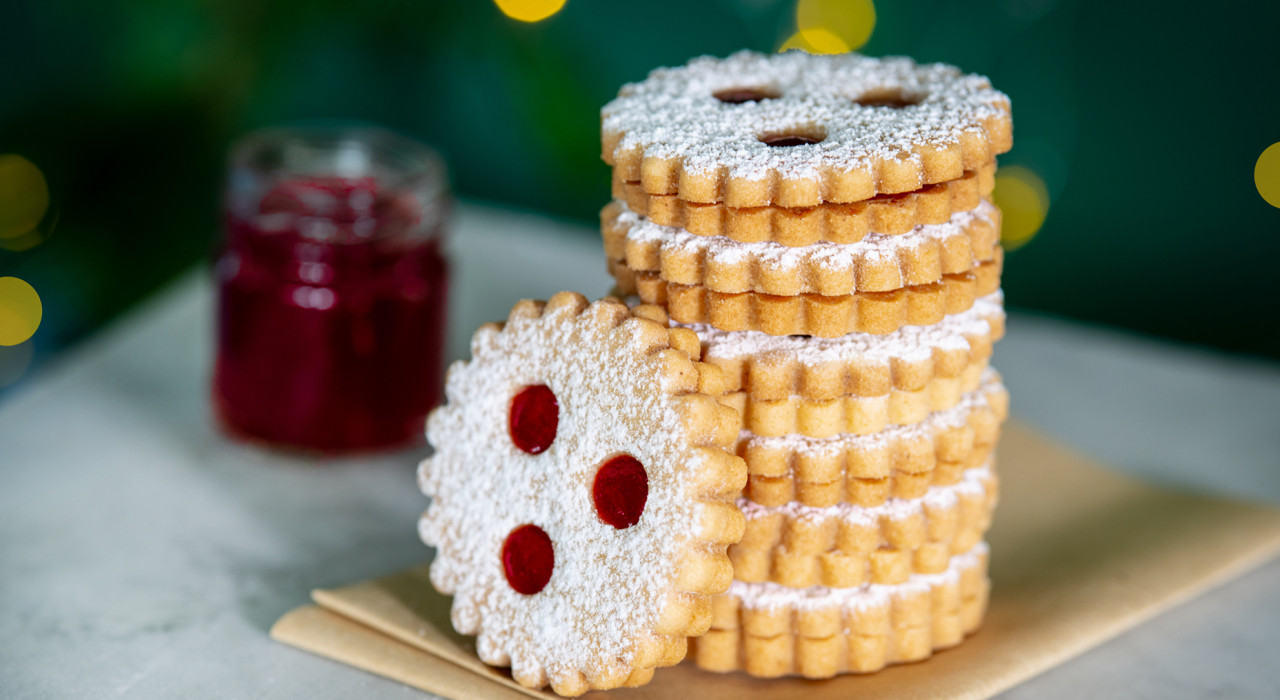 Linzer Augen mit Ribisel-Gelee